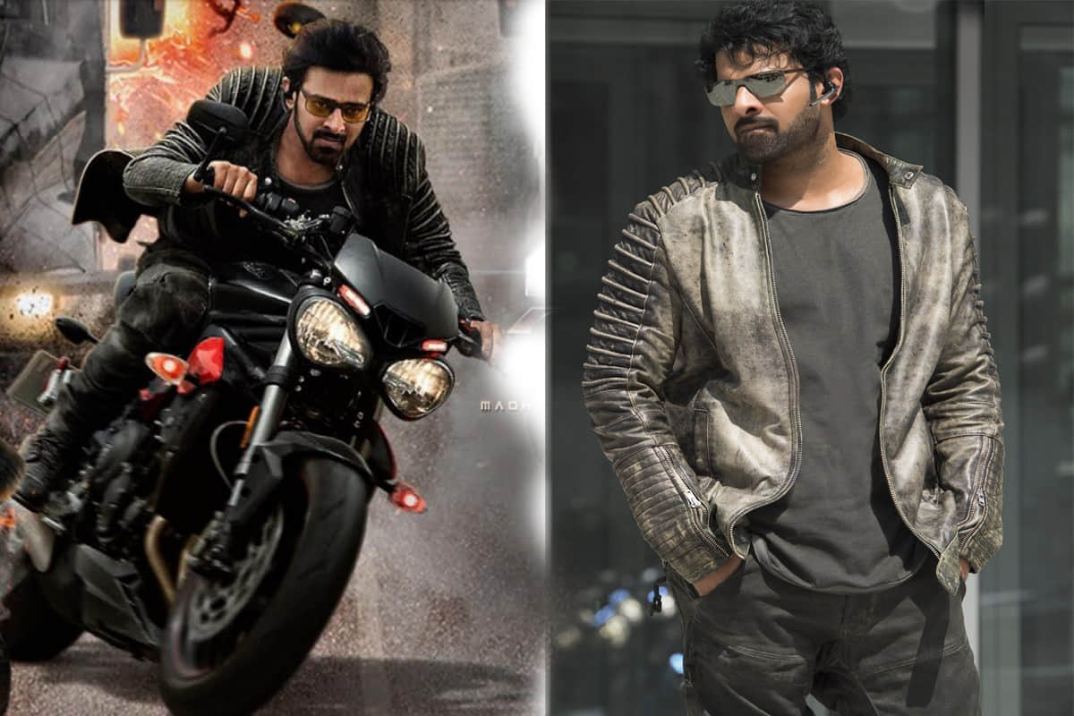Saaho movie Actor Prabhas Rides Triumph Street Triple RS bike action-scene