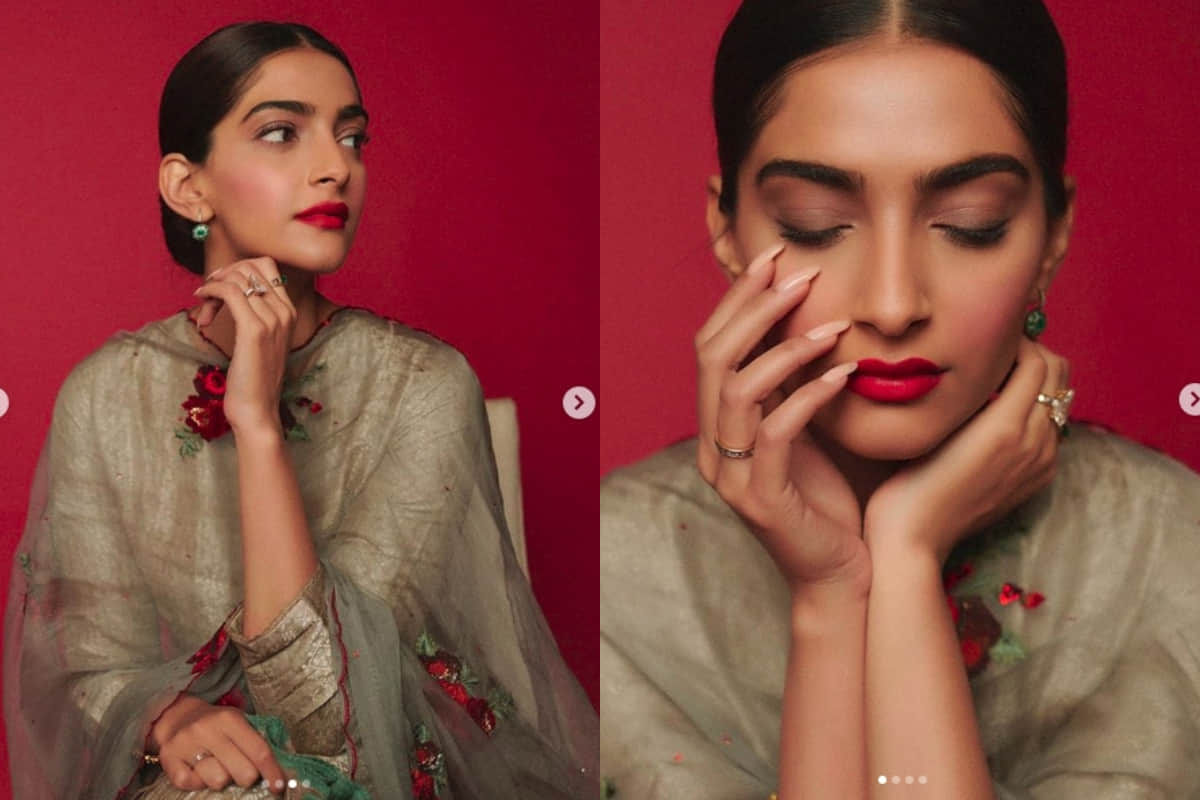 Sonam Kapoor Recent Photoshoot in Salwar Suit Looks Beautiful
