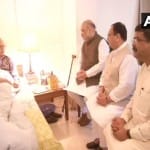 गृहमंत्री अमित शाह, जेपी नड्डा और धर्मेंद्र प्रधान