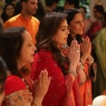 Nita Ambani Shloka Mehra Ganesh Aarti