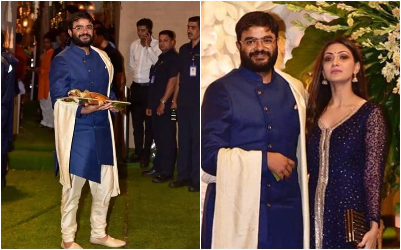 Siddharth Chopra Spotted with Neelam Upadhyaya at Ambani Ganesh Chaturthi Party