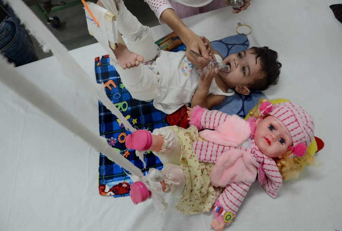 baby zikra her doll return home from lok nayak hospital doctor say its example for medical science
