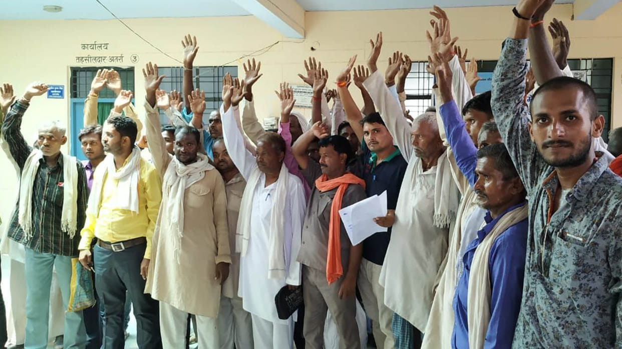 Anna exhibits everywhere to save crop from cows