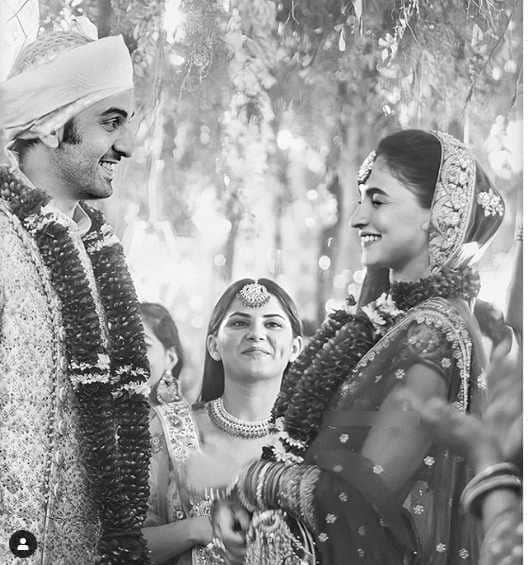 alia bhatt and ranbir kapoor fake wedding photo viral