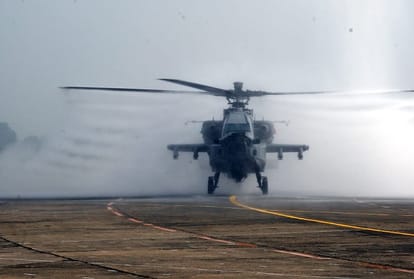 Strict Warning To Pakistan Through Deployment Of AH 64 E Apache Helicopter