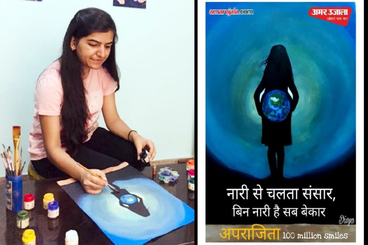 Aprajita 100 Million Smiles: doctor Divya from shamli UP make awesome painting on soaps