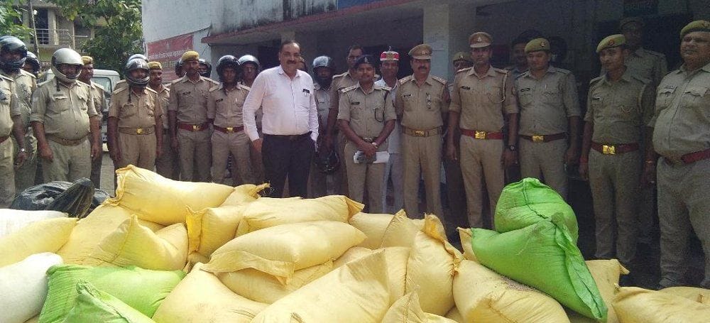 foreigen mater recovered in raids.