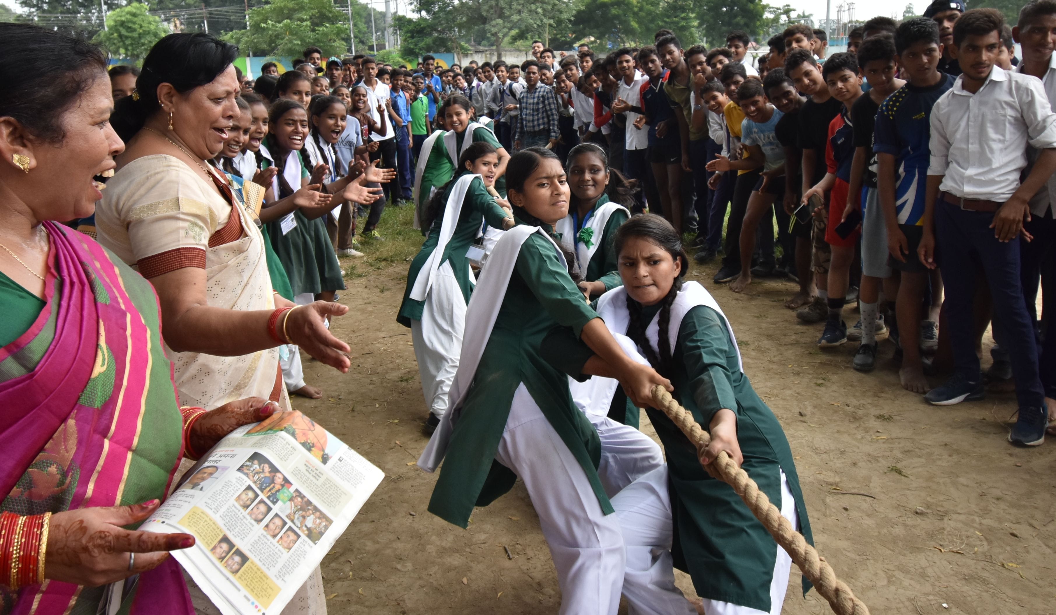 Prayagraj: The skill and spirit of children shown in traditional sports