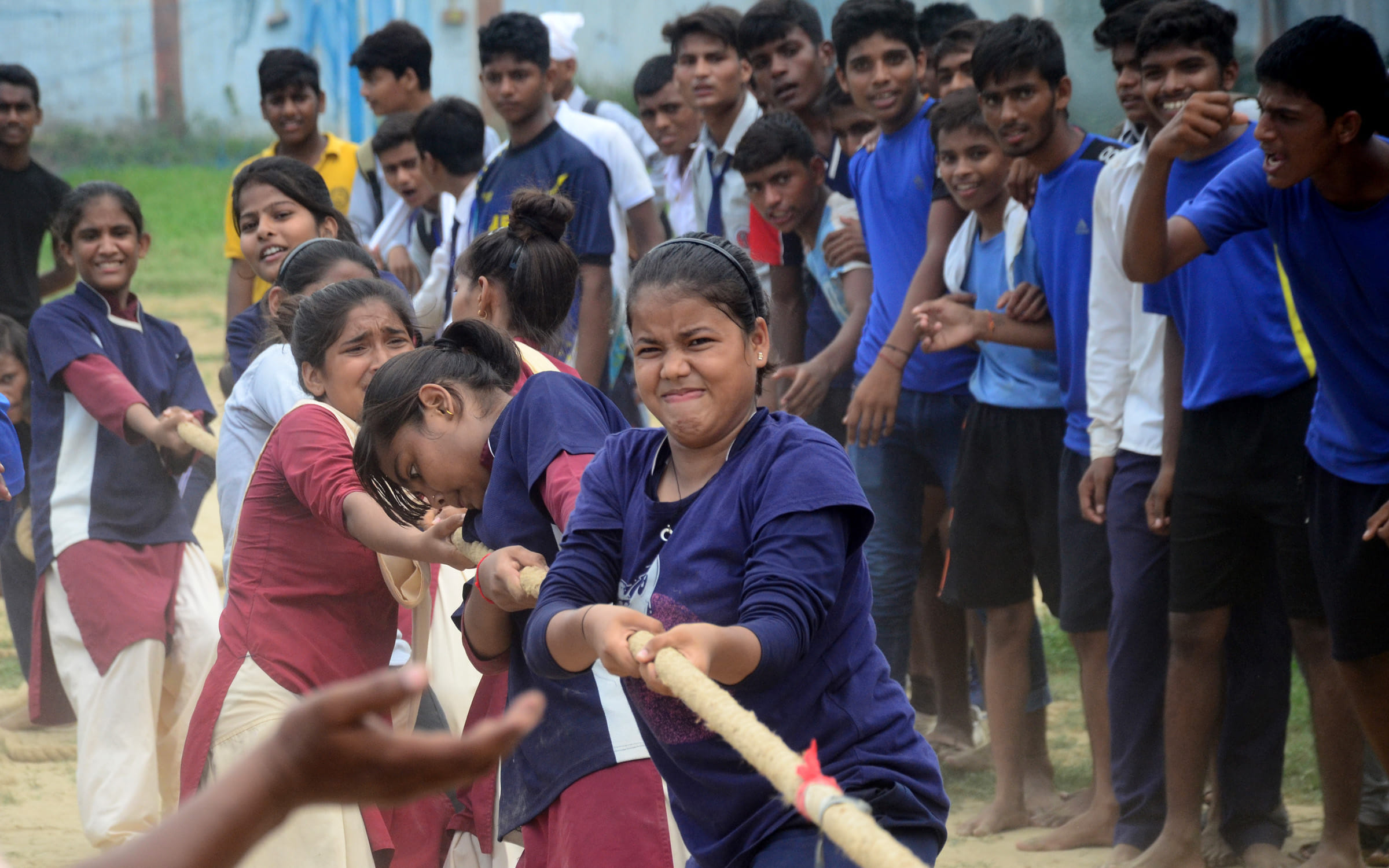 Prayagraj: The skill and spirit of children shown in traditional sports