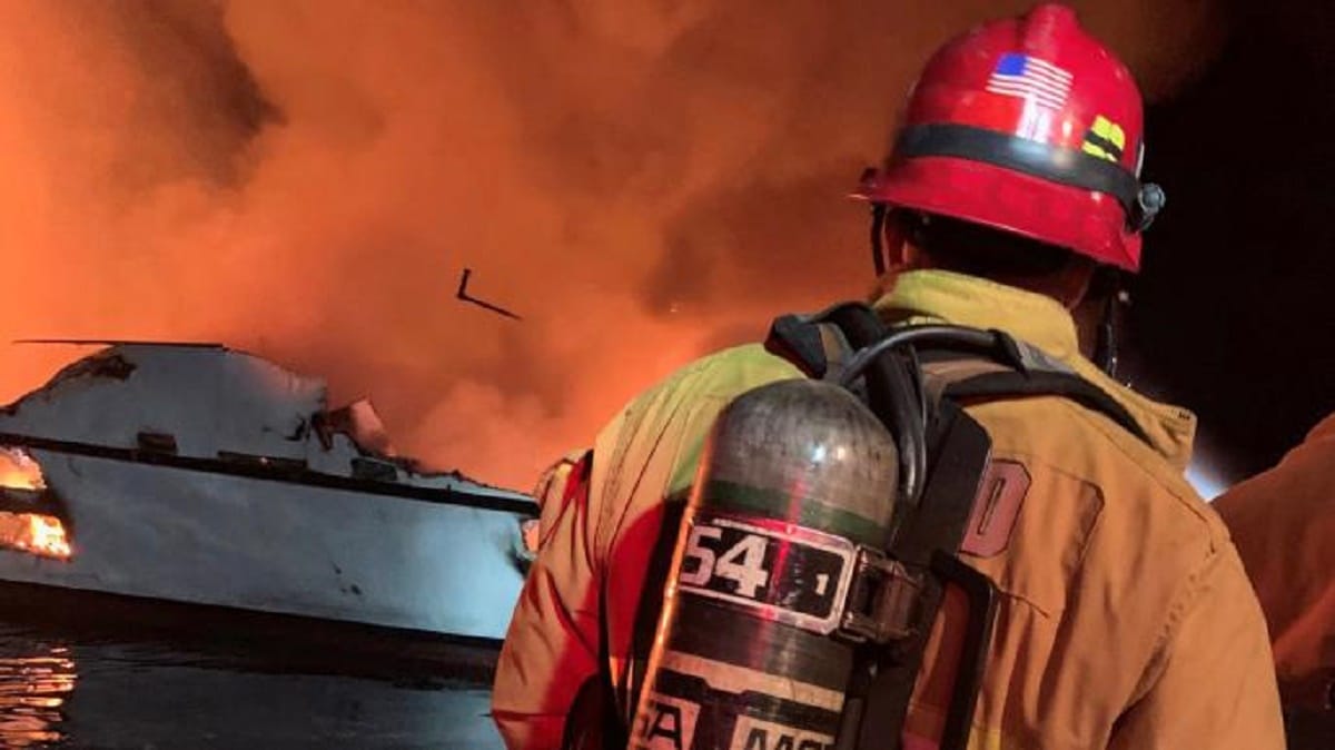 34 Missing As Dive Boat Sinks In Flames Off California Coast