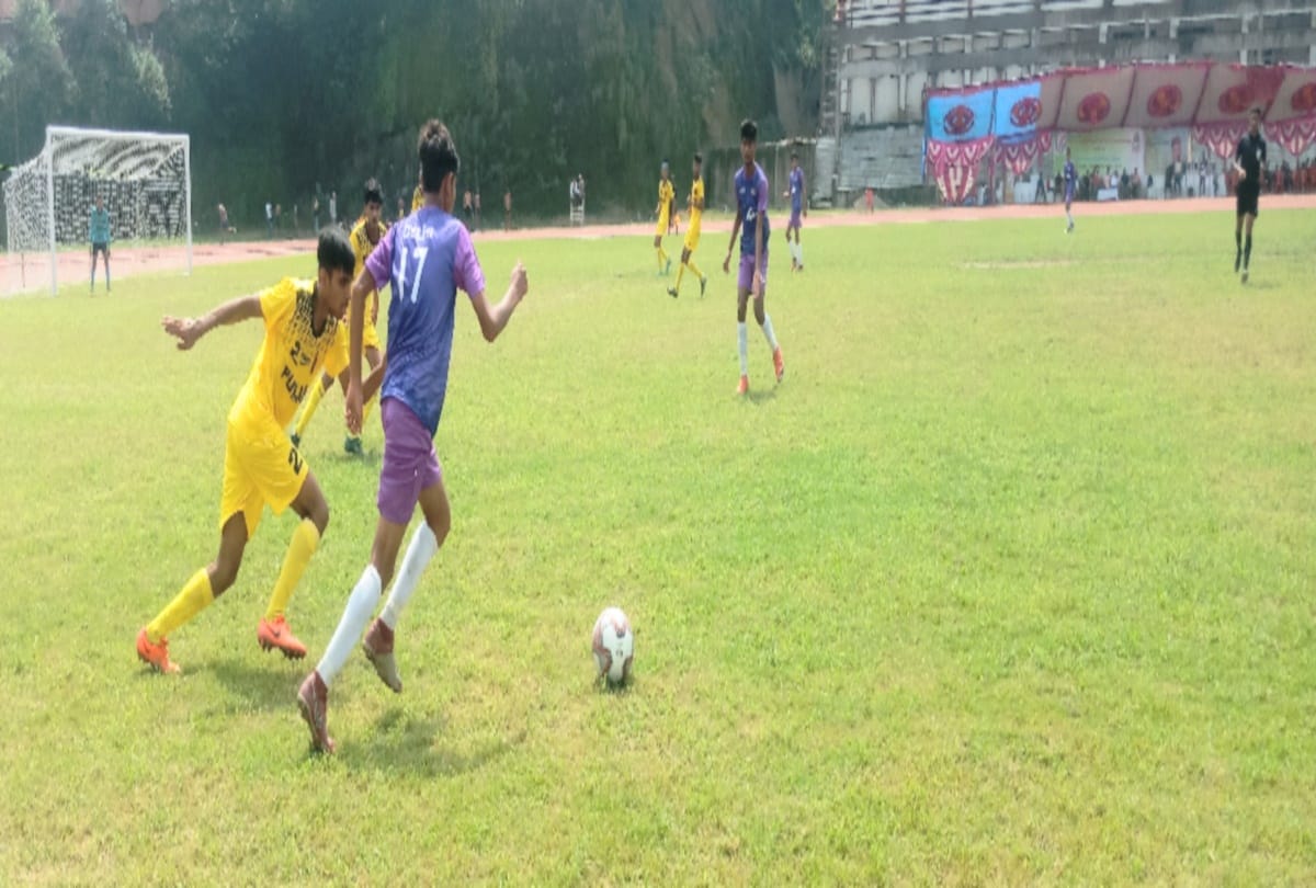 North Zone Sub Junior Football Championship in Hamirpur in himachal