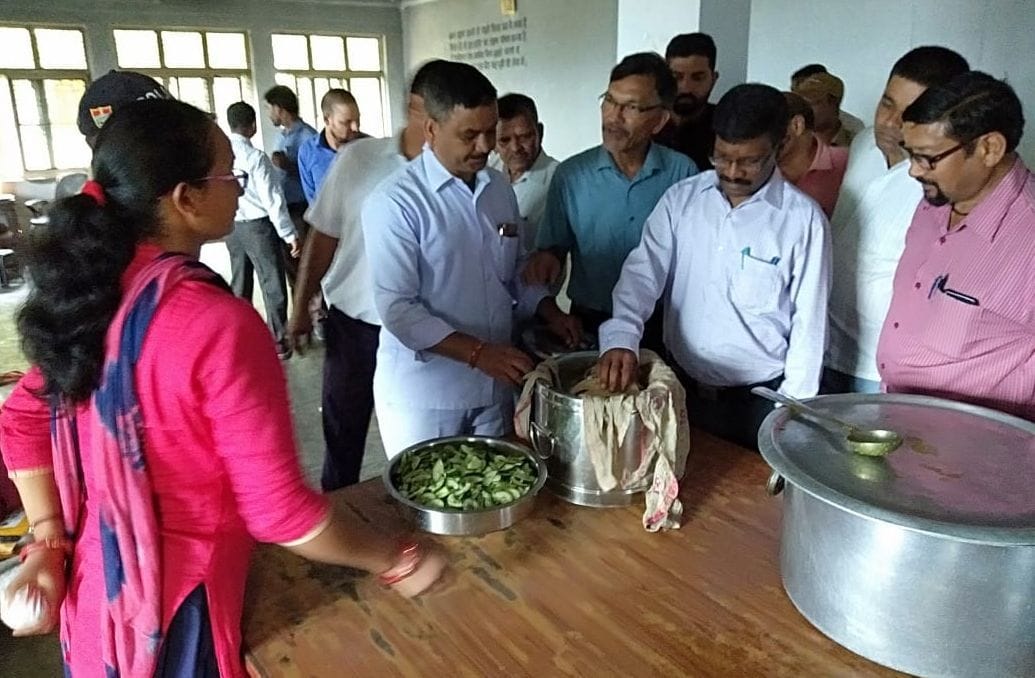 Students are upset over eating rice in dinner
