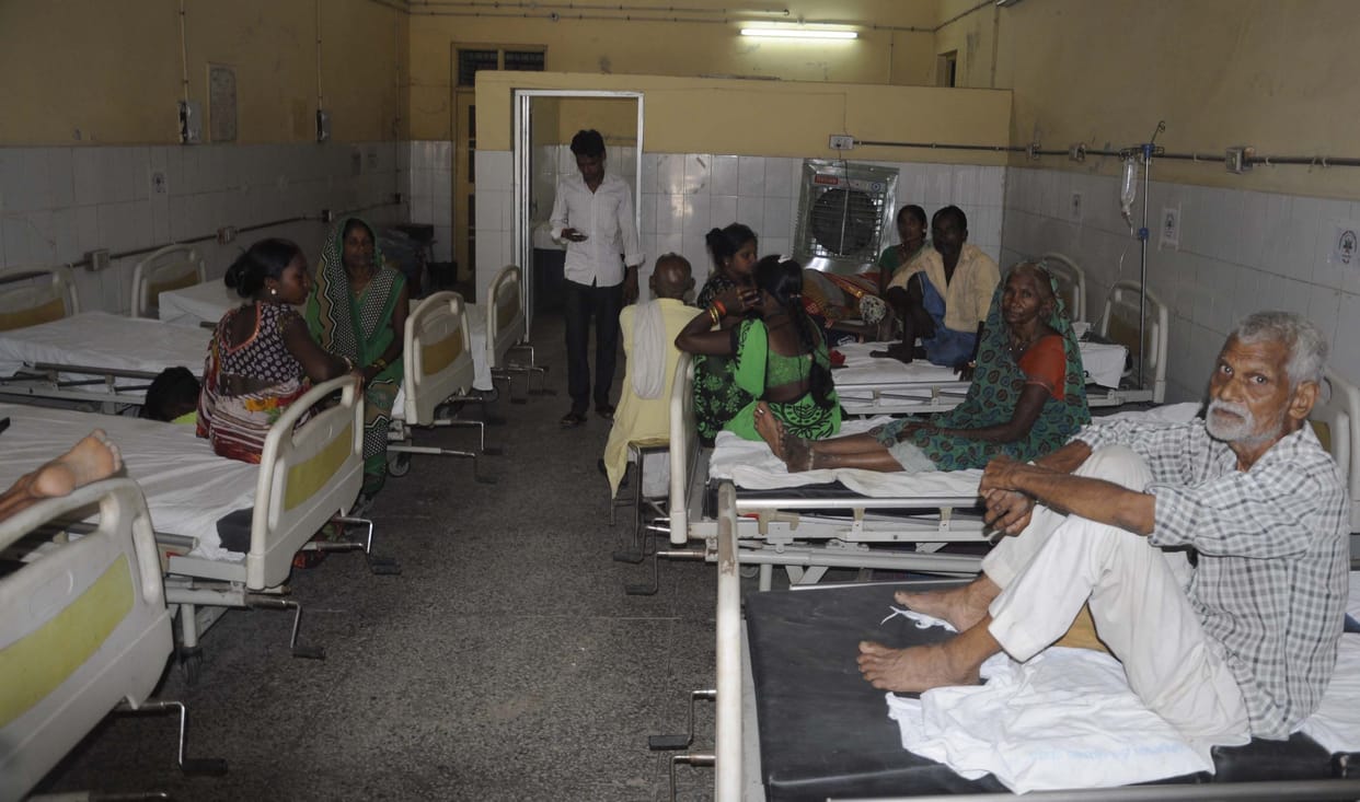 Where are the wards not made to treat the patients of Ayushman bharat