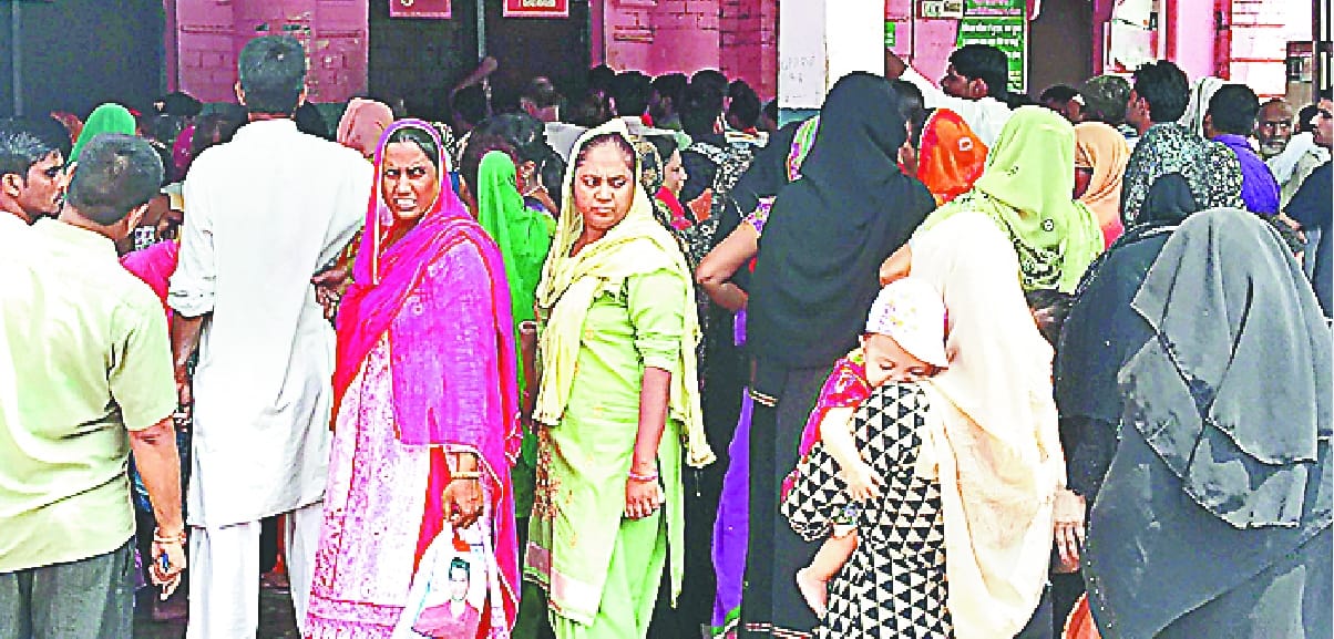 Disease-wise, patients queue in hospitals