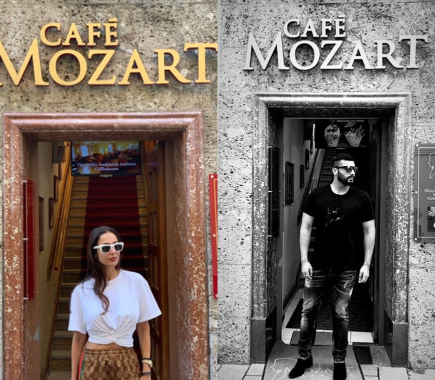 malaika arora and arjun kapoor share same photo from australia