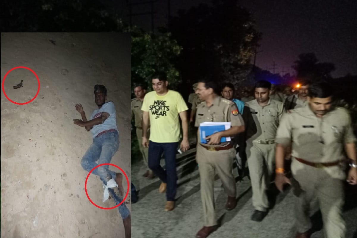 Two badmash injured in police encounter at Meerut district of Uttar Pradesh