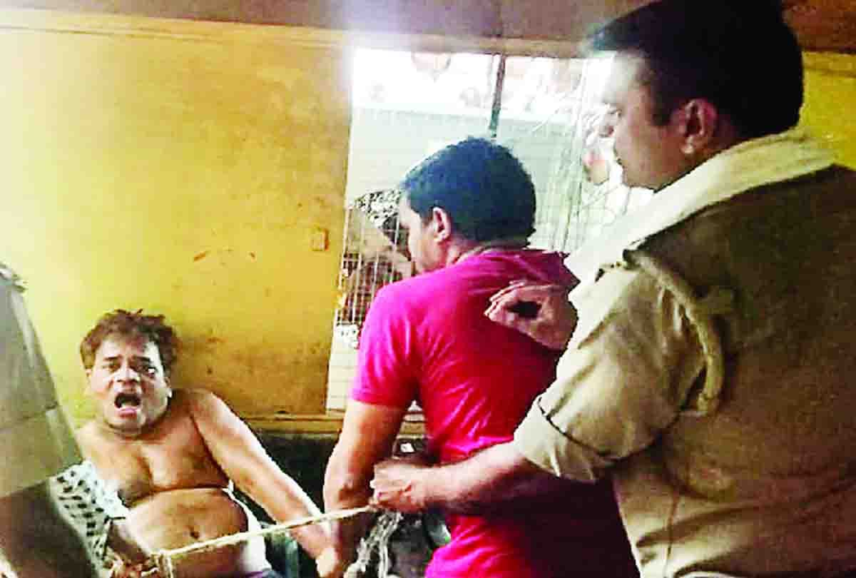 Mentally ill man vandalize police station