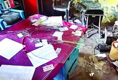 Mentally ill man vandalize police station