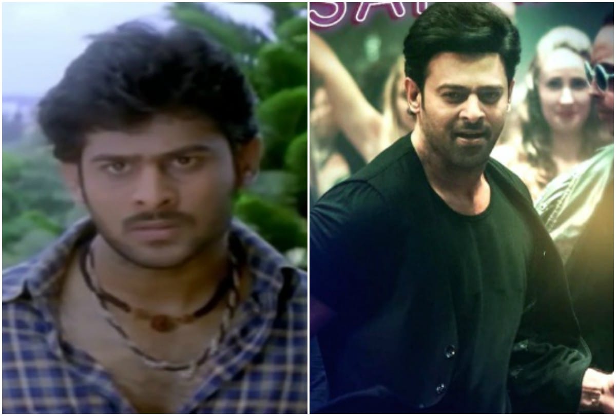 Eeswar to Saaho huge transformation in Prabhas looks during 17 years