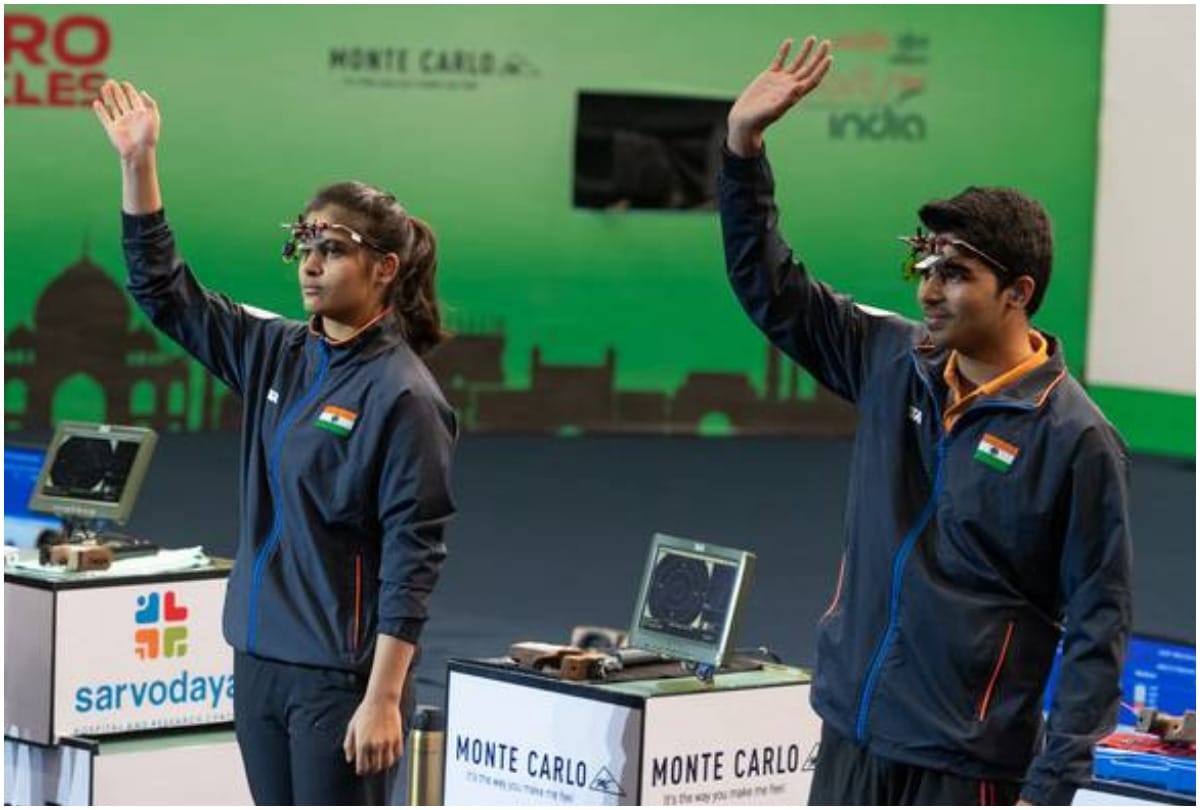 Indian Shooter Manu Bhaker and Saurabh Chaudhary bag third World Cup gold this season