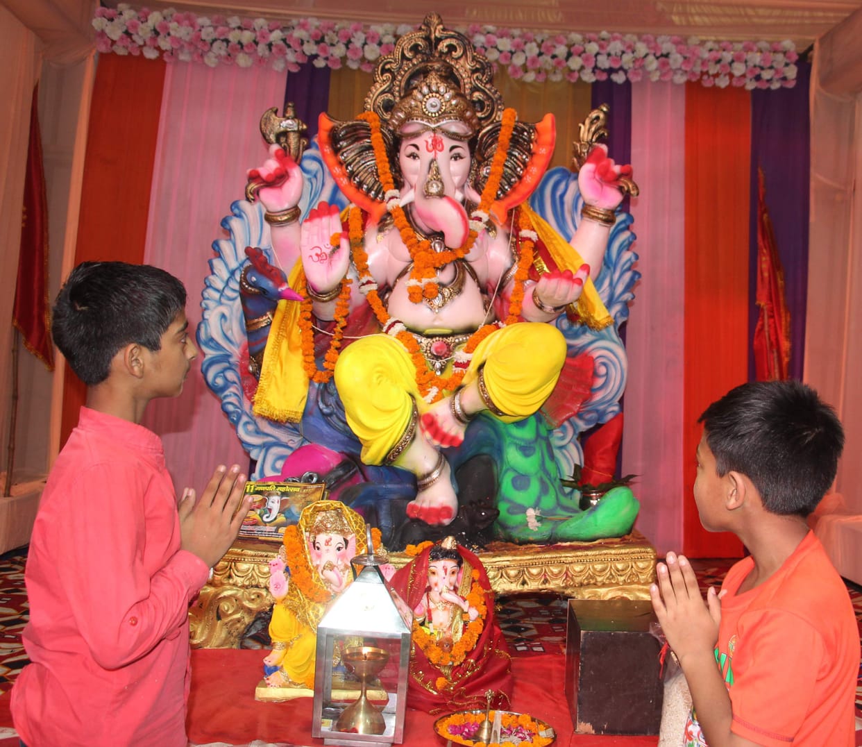 Ganesh festival celebrated in Dronagari