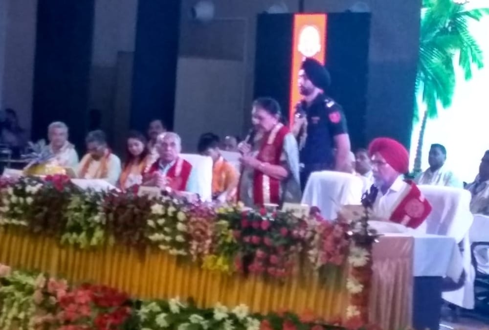 Governor Anandi Ben Patel in Narendra Dev University's Convocation day.