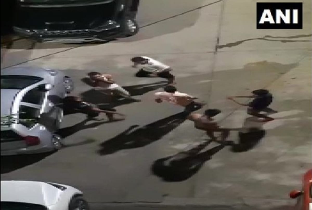 Police registered case against 6 people over drinking and dancing on road