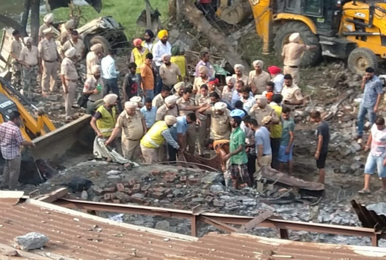 Blast in Cracker Factory at Batala of Punjab