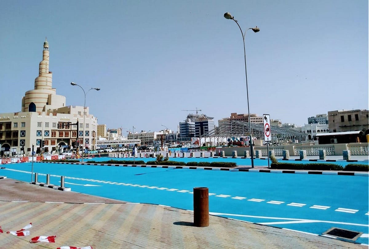 Why Roads are turning blue in Qatar, Can India implement this interesting technique