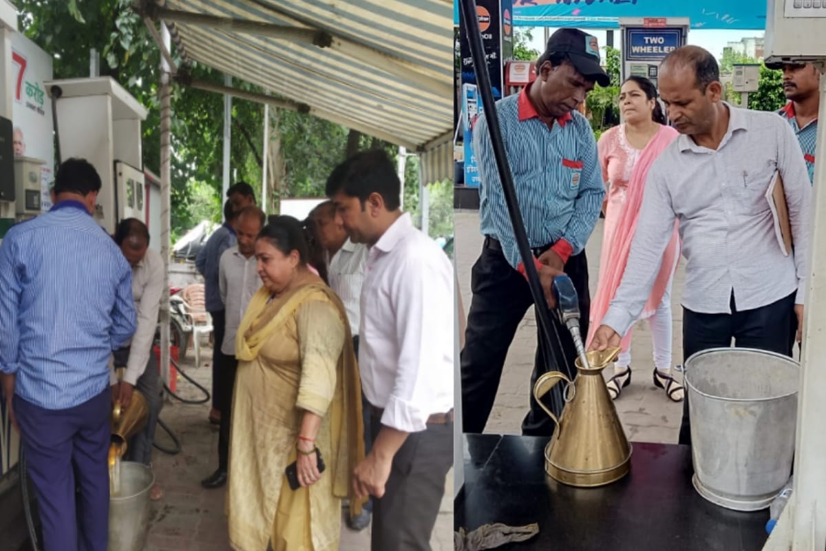 Raids on petrol pumps continue in Meerut for third day of supply department