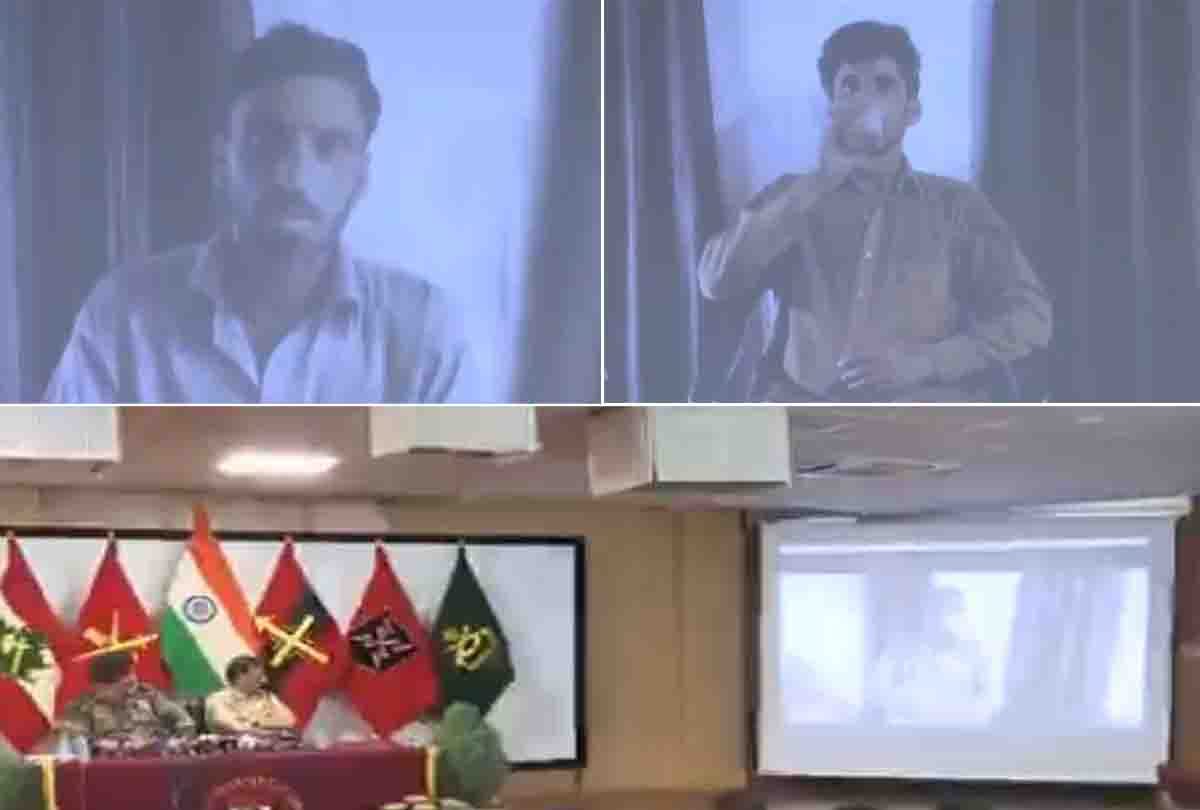 Indian Army release confession video of two Pakistani nationals, who associated with Lashkar e Taiba