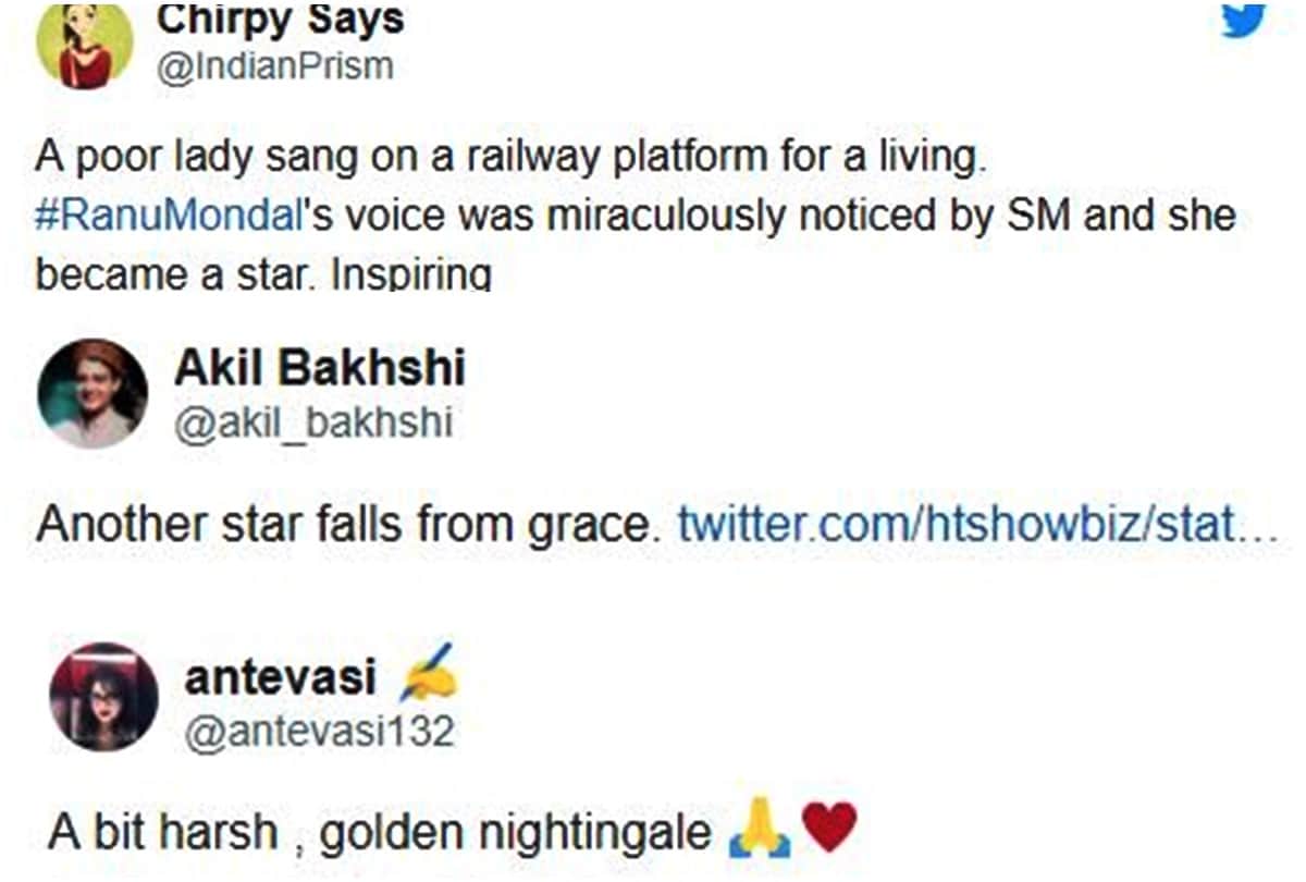 Lata Mangeshkar fans have been disappointed by her comments on viral sensation Ranu Mondal