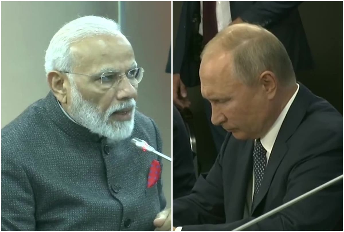 Telephone conversation between PM Narendra Modi and President of Russia Vladimir Putin