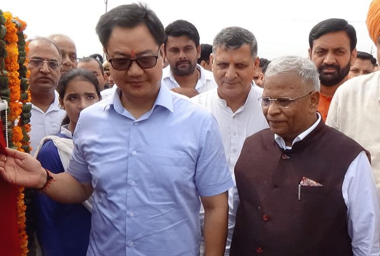 Kiren Rijiju Visits Haryana's Yamuna nagar and Sonipat