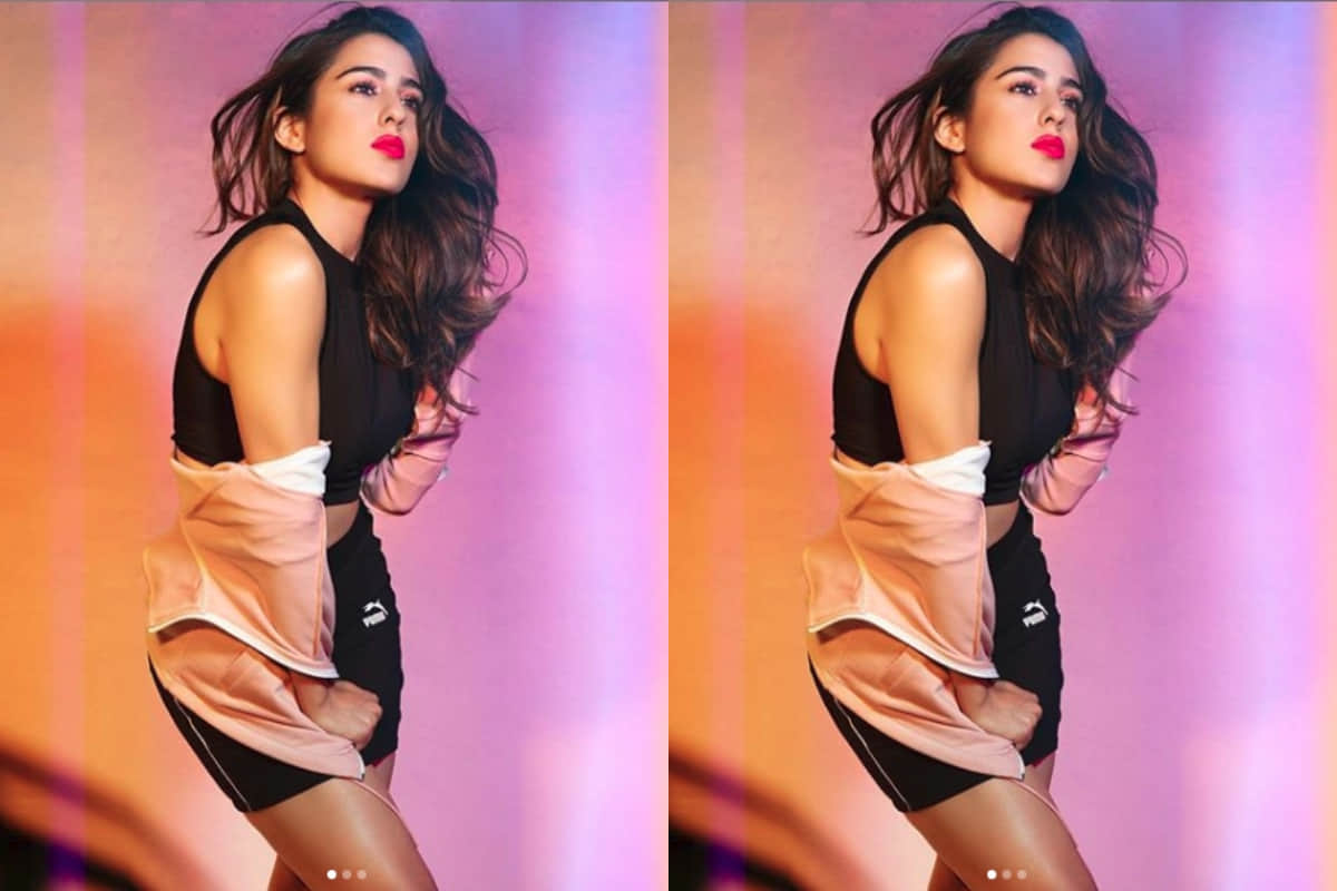 sara ali khan latest sporty avatar for puma india looks stunning