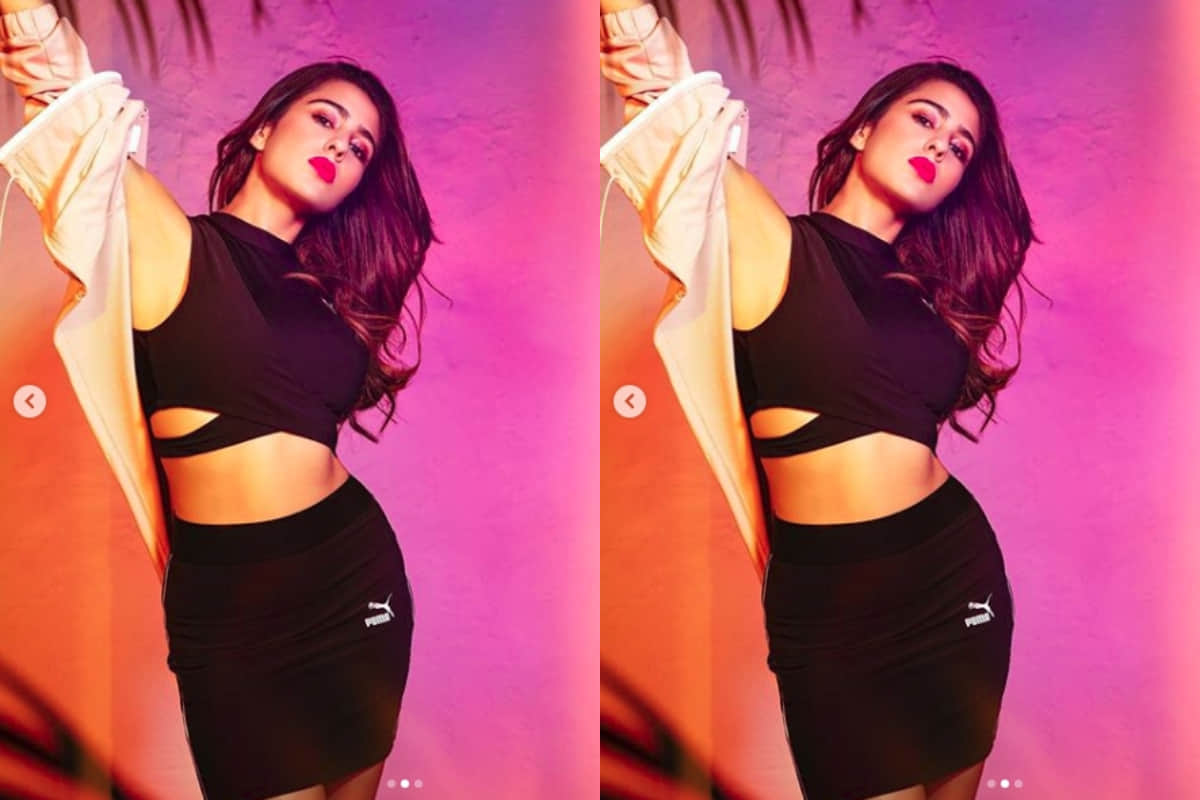 sara ali khan latest sporty avatar for puma india looks stunning