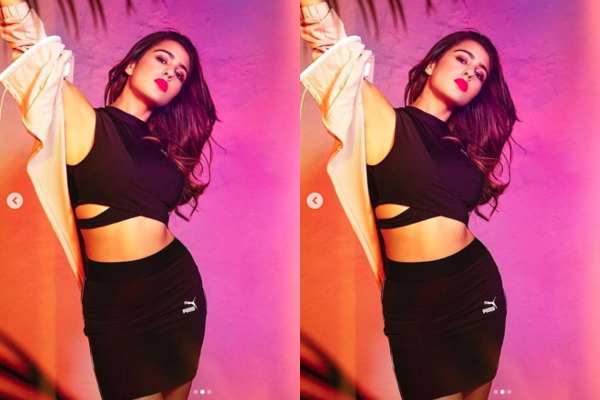 sara ali khan latest sporty avatar for puma india looks stunning