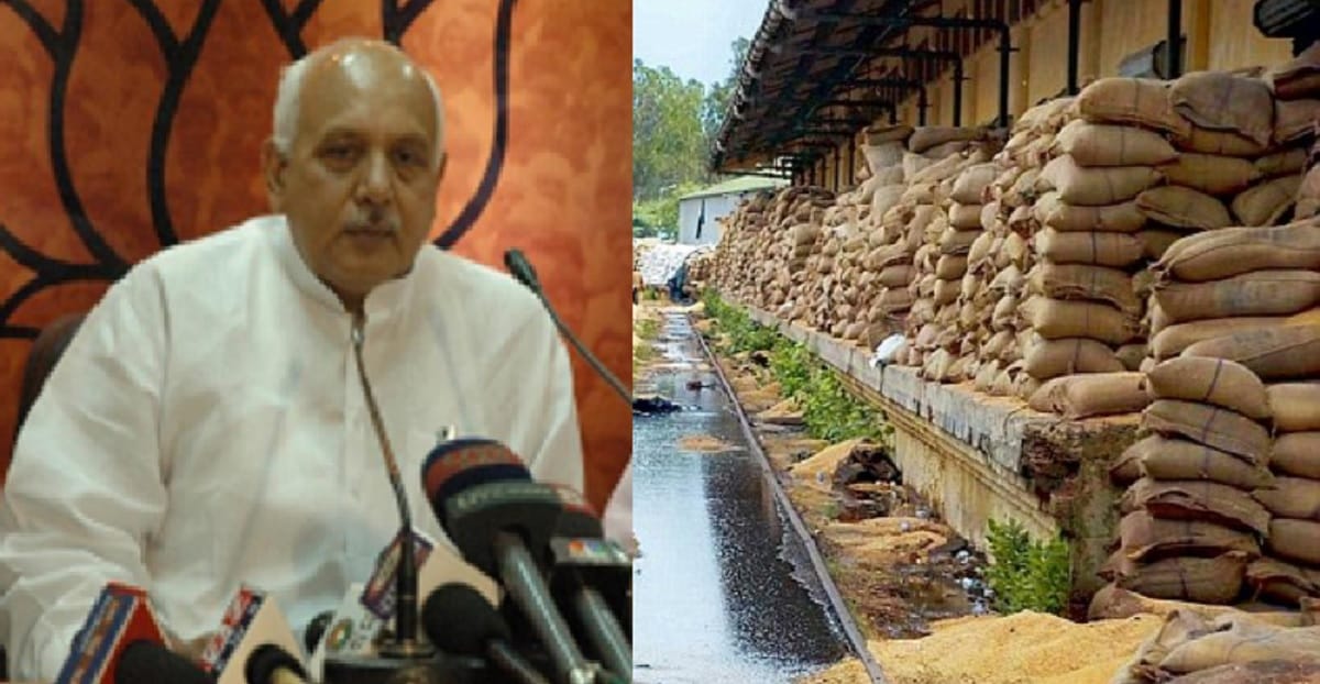 Increased foodgrain production in Uttar Pradesh, but no storage space, help sought from center
