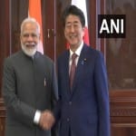 प्रधानमंत्री नरेंद्र मोदी और जापान के प्रधानमंत्री शिंजो आबे