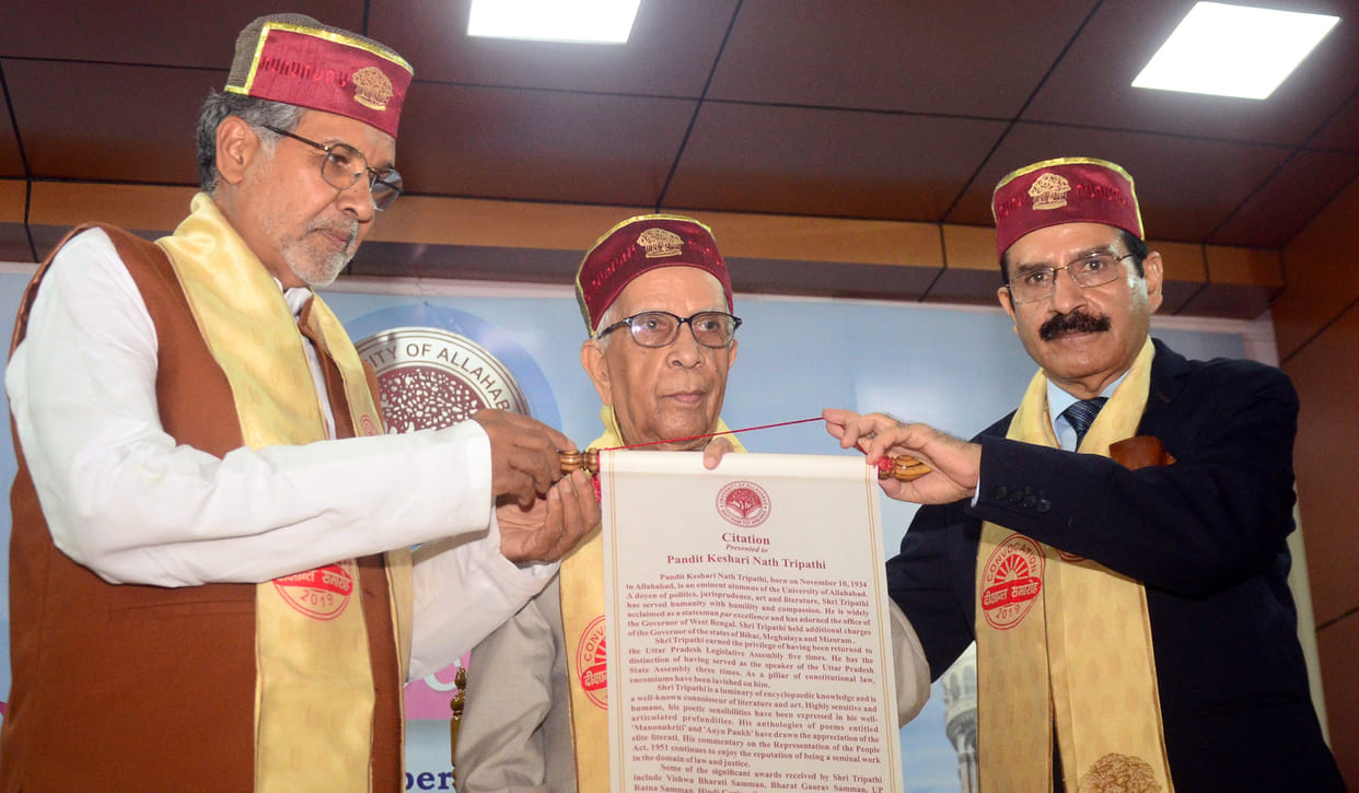 Medals and degrees awarded after 23 years in Allahabad University