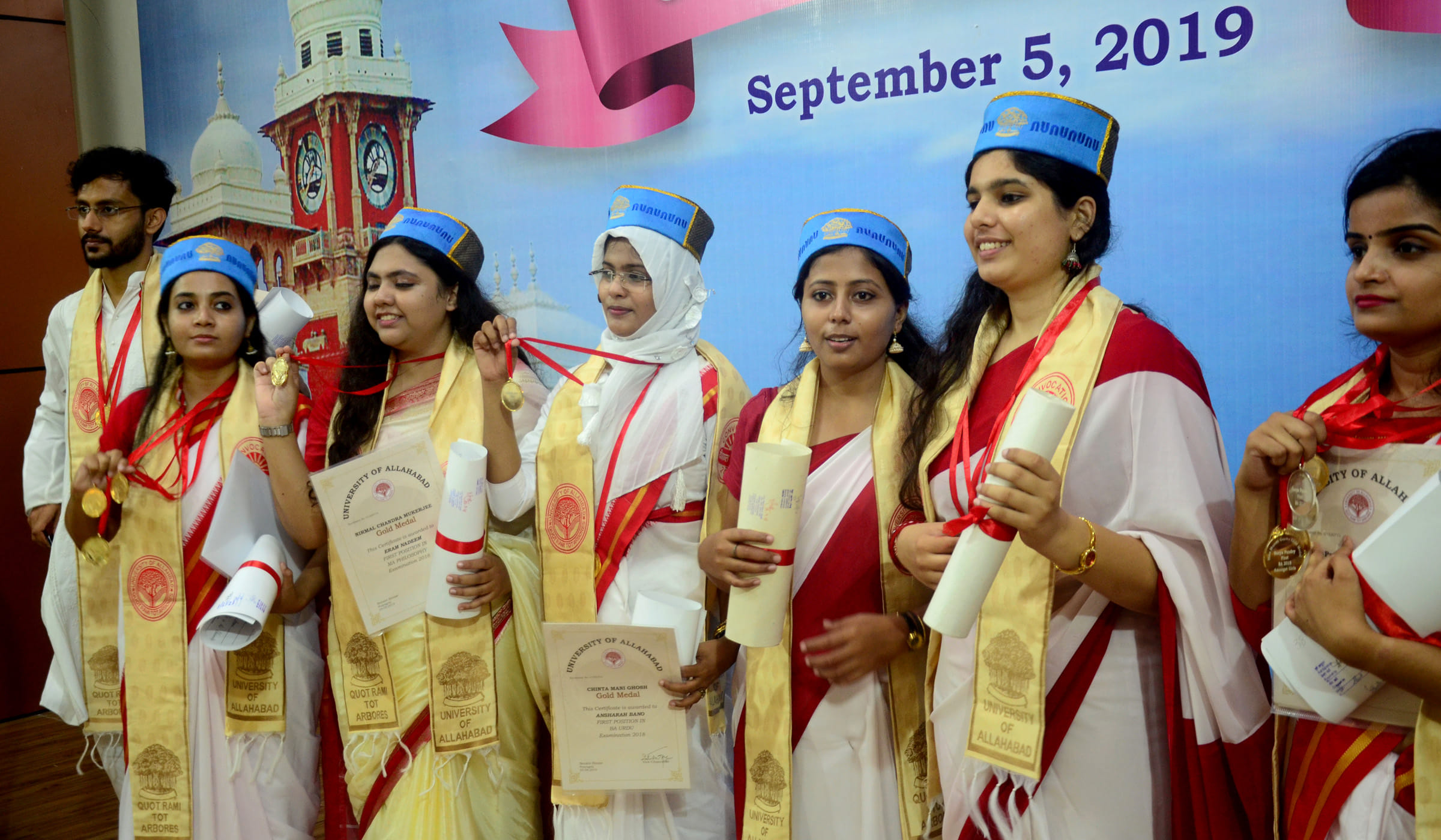 Medals and degrees awarded after 23 years in Allahabad University