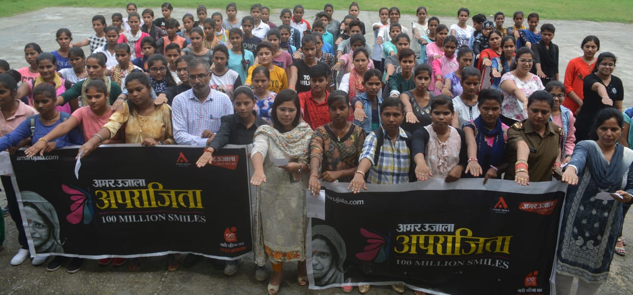 amar ujala aprajita 100 million smiles in hindu college moradabad