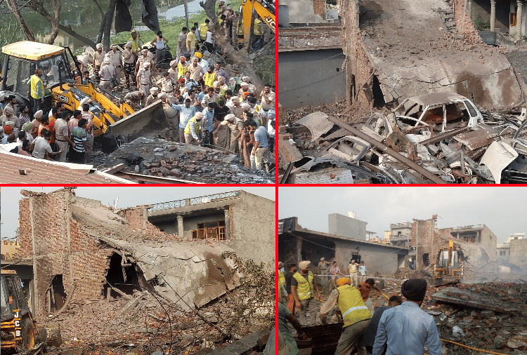 Blast In Batala: Blast In Crackers Factory In Batala Of Punjab