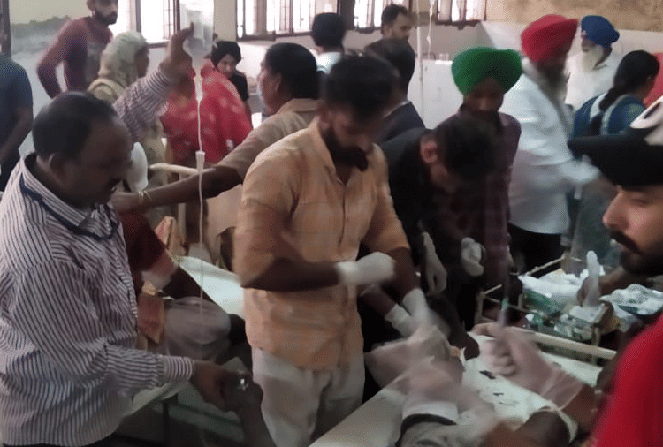 Blast In Batala: Blast In Crackers Factory In Batala Of Punjab