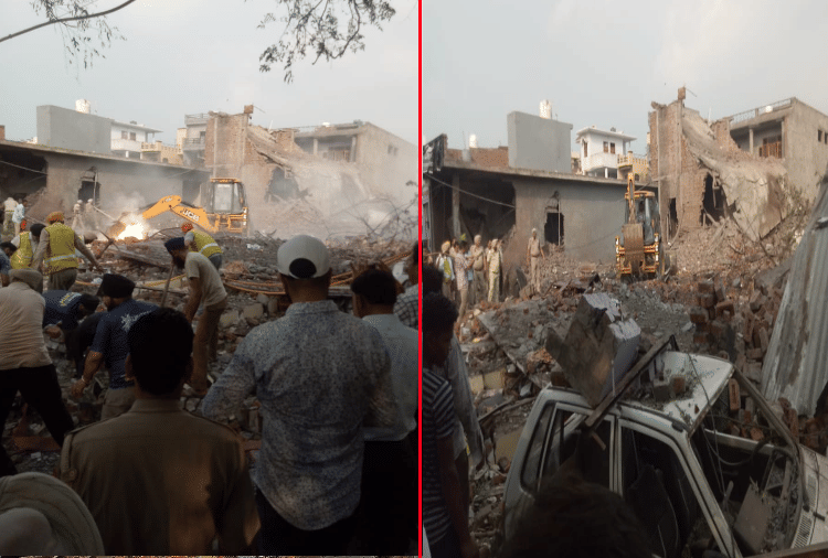 Blast In Batala: Blast In Crackers Factory In Batala Of Punjab
