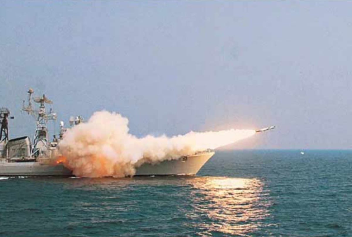 Indian Navy successfully test fires DRDO developed BrahMos supersonic cruise missile