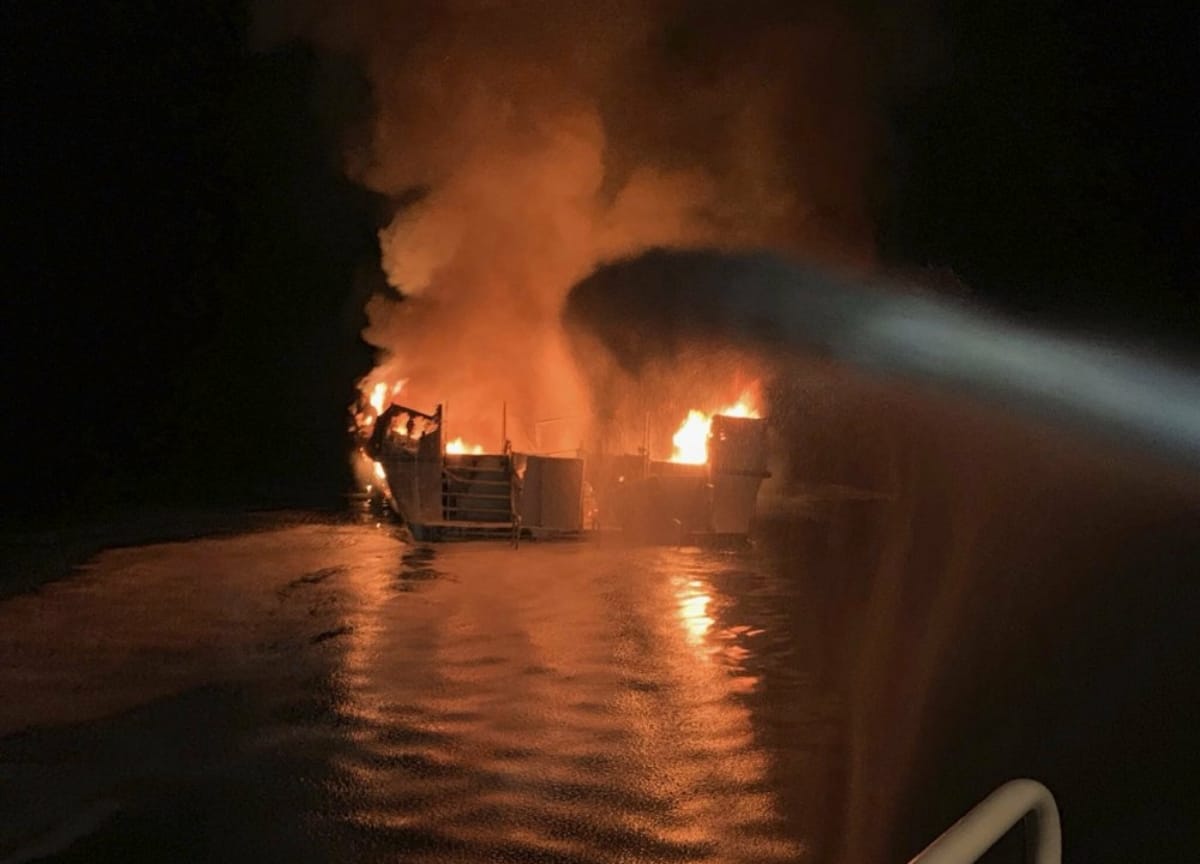 Boat with 27 people on board catches fire in Egypt Three British tourists missing