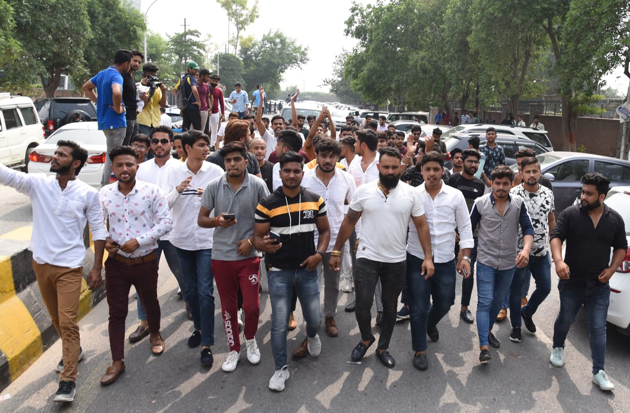 Three Students arrested in manhandilng