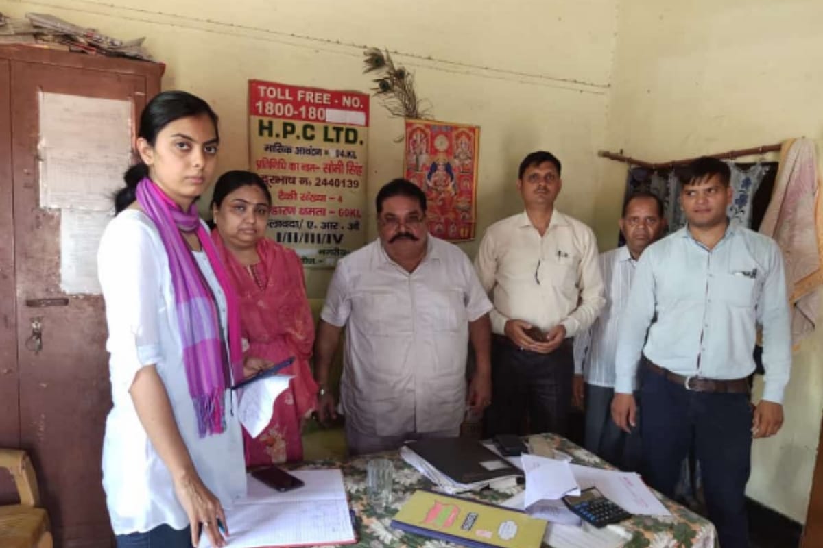 Raid on petrol pumps of the district