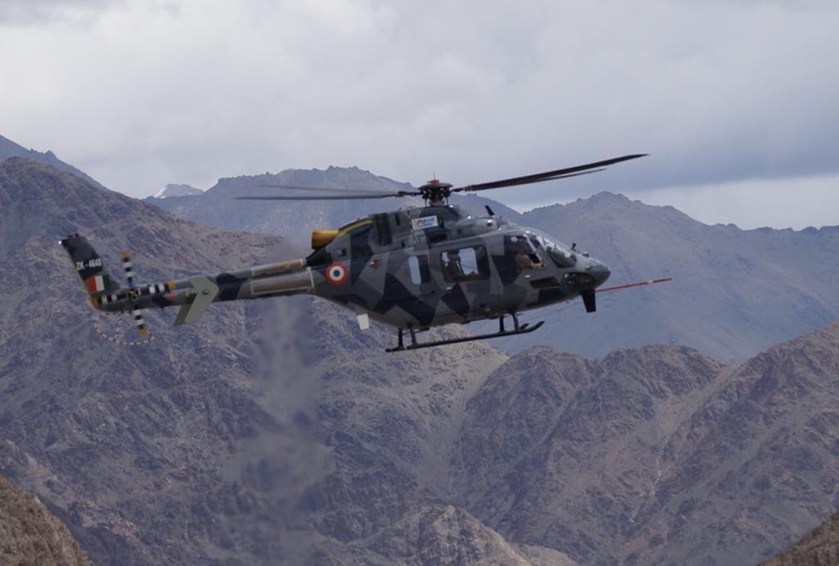 HAL Light Utility Helicopter successfully demonstrated high altitude capability in Himalayas